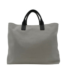 Load image into Gallery viewer, TIFFANY &amp; CO Weekend Canvas Tote Bag Light Grey back look
