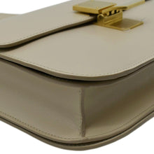 Load image into Gallery viewer, CELINE Classic Box Medium  Leather Flap Shoulder Bag Griege
