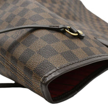 Load image into Gallery viewer, LOUIS VUITTON Damier Ebene Tote Shoulder Bag Brown upper front corner look
