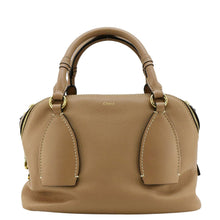 Load image into Gallery viewer, CHLOE Daria Medium Calfskin Leather Shoulder Bag Brown
