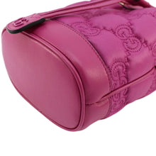 Load image into Gallery viewer, GUCCI GG Matelasse Nylon Bucket Crossbody Bag Pink 728231
