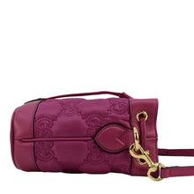 Load image into Gallery viewer, GUCCI GG Matelasse Nylon Bucket Crossbody Bag Pink 728231
