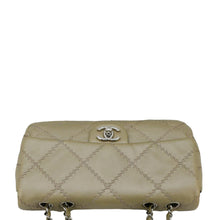 Load image into Gallery viewer, CHANEL Ultra Stitch Small Flap Quilted Calfskin Leather Crossbody Bag Beige
