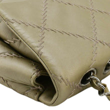 Load image into Gallery viewer, CHANEL Ultra Stitch Small Flap Quilted Calfskin Leather Crossbody Bag Beige
