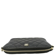 Load image into Gallery viewer, CHANEL Classic Quilted Leather Chain Clutch Crossbody Bag Black
