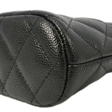Load image into Gallery viewer, CHANEL Classic Quilted Leather Chain Clutch Crossbody Bag Black
