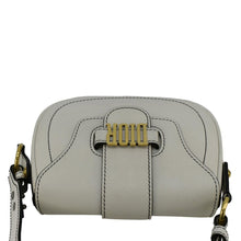 Load image into Gallery viewer, CHRISTIAN DIOR D Fence Calfskin Leather Saddle Bag White
