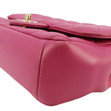 Load image into Gallery viewer, CHANEL Chic Flap Quilted Lambskin Leather Crossbody Bag Pink
