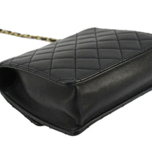 Load image into Gallery viewer, CHANEL Chic Pearls Flap Quilted Leather Shoulder Bag Black
