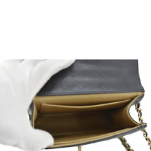 Load image into Gallery viewer, CHANEL Chic Pearls Flap Quilted Leather Shoulder Bag Black
