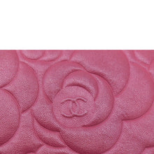 Load image into Gallery viewer, CHANEL Camellia Wallet On Chain Leather Crossbody Bag Fuchsia
