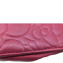 Load image into Gallery viewer, CHANEL Camellia Wallet On Chain Leather Crossbody Bag Fuchsia
