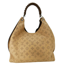 Load image into Gallery viewer, LOUIS VUITTON Carmel Mahina Leather Hobo Bag Beige
