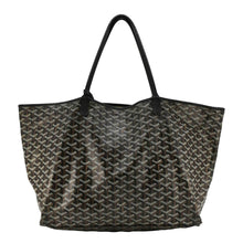 Load image into Gallery viewer, GOYARD Saint Louis GM Canvas Tote Shoulder Bag Black
