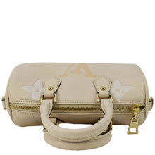 Load image into Gallery viewer, LOUIS VUITTON Papillon BB Monogram Empreinte Leather Shoulder Bag Off White
