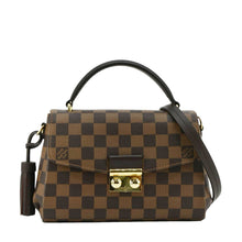 Load image into Gallery viewer, LOUIS VUITTON Croisette Damier Ebene Crossbody Bag Brown
