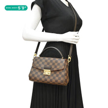 Load image into Gallery viewer, LOUIS VUITTON Croisette Damier Ebene Crossbody Bag Brown
