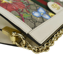 Load image into Gallery viewer, GUCCI Ophidia Web Small GG Floral Canvas Chain Shoulder Bag Beige 503877
