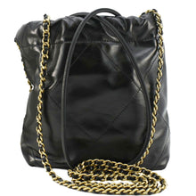 Load image into Gallery viewer, CHANEL 22 Small Quilted Leather Hobo Bag Black
