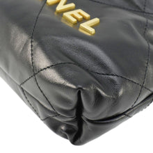 Load image into Gallery viewer, CHANEL 22 Small Quilted Leather Hobo Bag Black
