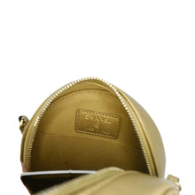 Load image into Gallery viewer, CHANEL Egyptian Amulet Round Quilted Metallic Lambskin Chain Clutch Crossbody Bag Gold
