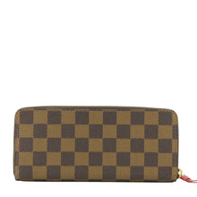 Load image into Gallery viewer, LOUIS VUITTON Clemence Damier Ebene Zippy Wallet Brown
