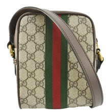 Load image into Gallery viewer, GUCCI Ophidia GG Canvas Messenger Bag Brown 598127
