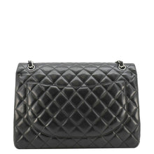 Load image into Gallery viewer, CHANEL Maxi Double Flap Leather Shoulder Bag Black
