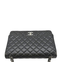 Load image into Gallery viewer, CHANEL Maxi Double Flap Leather Shoulder Bag Black
