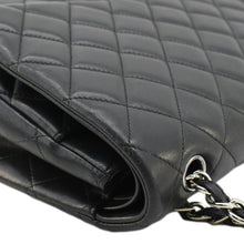 Load image into Gallery viewer, CHANEL Maxi Double Flap Leather Shoulder Bag Black
