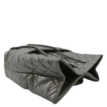 Load image into Gallery viewer, CHANEL Reissue Tall Quilted Aged Calfskin Leather Shoulder Bag Grey
