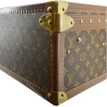 Load image into Gallery viewer, LOUIS VUITTON Bisten 75 Vintage Monogram Canvas Travel Suitcase Bag Brown
