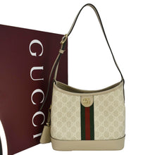 Load image into Gallery viewer, GUCCI Ophidia GG Small Supreme Canvas Tote Bag Beige 781402
