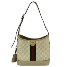 Load image into Gallery viewer, GUCCI Ophidia GG Small Supreme Canvas Tote Bag Beige 781402
