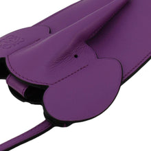 Load image into Gallery viewer, LOEWE Elephant Pocket Pouch Leather Crossbody Bag Purple
