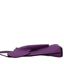 Load image into Gallery viewer, LOEWE Elephant Pocket Pouch Leather Crossbody Bag Purple
