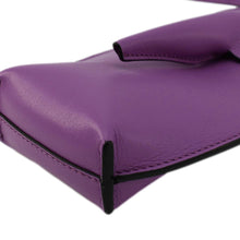 Load image into Gallery viewer, LOEWE Elephant Pocket Pouch Leather Crossbody Bag Purple
