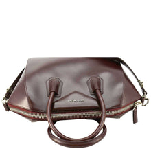 Load image into Gallery viewer, GIVENCHY Antigona Leather Shoulder Bag Bordeaux
