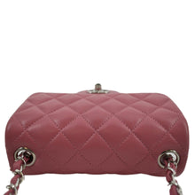 Load image into Gallery viewer, CHANEL Mini Square Flap Leather Crossbody Bag Pink
