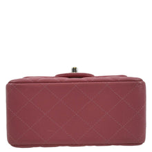 Load image into Gallery viewer, CHANEL Mini Square Flap Leather Crossbody Bag Pink
