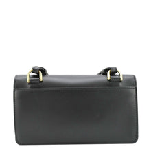 Load image into Gallery viewer, FENDI Flat Baguette Mini Leather Shoulder Bag Black
