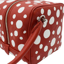 Load image into Gallery viewer, LOUIS VUITTON Monogram Leather Shoulder Bag Red upper look right corner look
