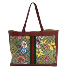 Load image into Gallery viewer, GUCCI Ophidia Medium Floral GG Supreme Tote Shoulder Bag Beige 547947
