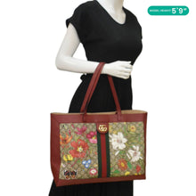 Load image into Gallery viewer, GUCCI Ophidia Medium Floral GG Supreme Tote Shoulder Bag Beige 547947
