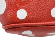 Load image into Gallery viewer, LOUIS VUITTON x YAYOI Kusama Square Overseas Monogram Leather Shoulder Bag Red
