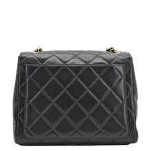 Load image into Gallery viewer, CHANEL Square CC Flap Vintage Quilted Leather Shoulder Bag Black
