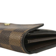 Load image into Gallery viewer, LOUIS VUITTON Sarah Damier Ebene Wallet Brown

