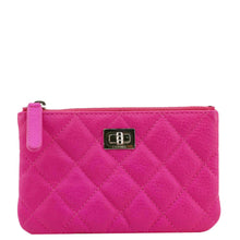 Load image into Gallery viewer, CHANEL Reissue Small Quilted Leather Cosmetic Case Pink
