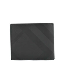 Load image into Gallery viewer, BURBERRY London Check-Print Canvas Bi-Fold Wallet Black
