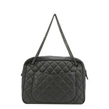 Load image into Gallery viewer, CHANEL Reissue Large Quilted Leather Camera Shoulder Bag Grey back look
